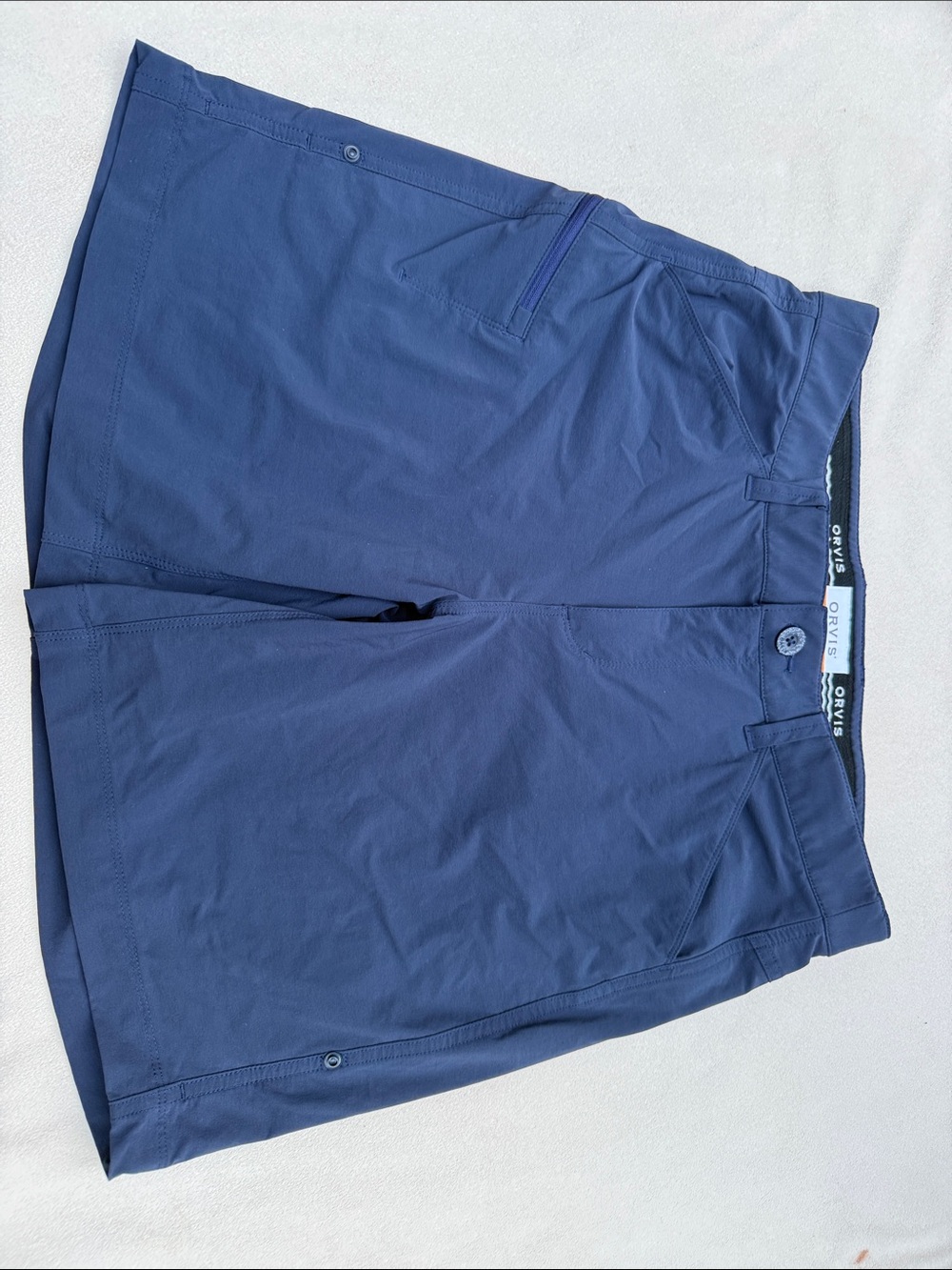 Orvis Women's Navy Blue Performance Shorts - Jackson Quick-Dry convertible 8”